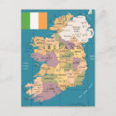 Buscar mapa de irlanda postales Europa