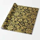 Buscar negro oro papel de regalo Día de fiesta
