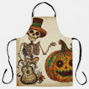 Buscar día de los muertos delantales Halloween