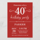 Buscar os diseños del invitaciones 40 cumpleaños Fiesta de cumpleaños