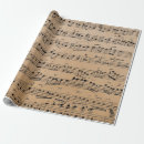 Buscar partitura musical papel de regalo Elegante