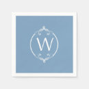 Buscar a cuadros azul y blanco servilletas Invitados