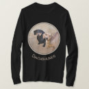 Buscar dachshund negro y marrón camisetas Cachorro