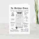 Buscar hecho en 1981 tarjetas Para todos