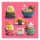 Buscar comida kawaii posters General y unisex