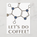 Buscar molécula postales Estructura molecular de cafeína