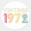 Buscar hecho en 1972 pegatinas Retro