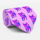 Buscar perro rosado corbatas Adorable