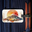 Buscar el monte fuji etiquetas para maletas Japón