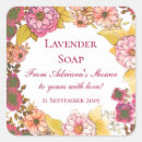 Buscar jabón pegatinas Floral