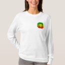Buscar león del rasta camisetas Rojo