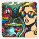 Buscar mujeres hermosas pegatinas Agua