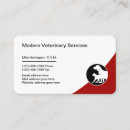 Buscar servicio veterinario tarjetas de visita Médicos