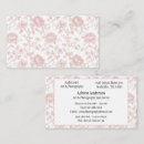 Buscar shabby tarjetas de visita Elegante