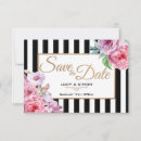 Buscar raya negra rosada invitaciones Floral