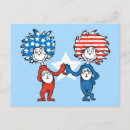 Buscar dr seuss postales Rojo blanco azul