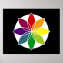 Buscar rueda de color posters Flor