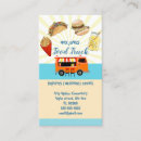 Buscar truck tarjetas de visita Catering