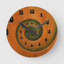 Buscar bobina relojes de pared Madera
