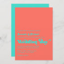 Buscar turquesa y coral invitaciones Para todos