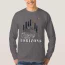 Buscar nuevo horizonte camisetas Para él