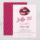Buscar labios rosados invitaciones Moderno