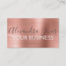 Buscar rosa y oro tarjetas de visita Para ella