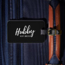 Buscar novia etiquetas para maletas Negro y blanco