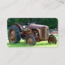 Buscar tractor tarjetas de visita Trabajo