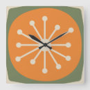 Buscar modernismo relojes de pared Era atómica