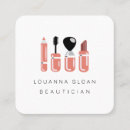 Buscar make up tarjetas de visita Belleza