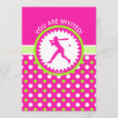 Buscar softball invitaciones Rosa