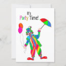Buscar payasos invitaciones Payaso feliz