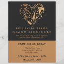 Buscar salón de belleza flyers Elegante