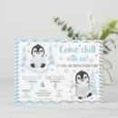 Buscar del pingüino invitaciones de cumpleaños Cualquier niño