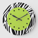 Buscar fauna africana relojes de pared Cebra