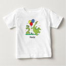 Buscar cumpleaños del dinosaurio bebe camisetas Cualquier niño