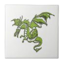 Buscar dragón verde azulejos Fantasía