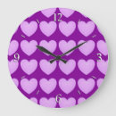 Buscar lavanda relojes de pared Lila