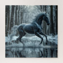 Buscar caballos negros puzzles Naturaleza