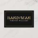 Buscar handyman tarjetas de visita Reparación de viviendas