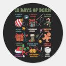 Buscar enfermera feliz pegatinas Navidad