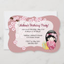 Buscar kokeshi invitaciones Geisha