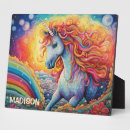 Buscar unicornio placas fotograbadas Fantasía