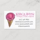 Buscar cono tarjetas de visita Helado