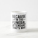 Buscar funerario tazas Compañero de trabajo