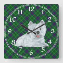 Buscar westie relojes de pared Animales