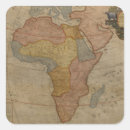 Buscar mapa de áfrica pegatinas Antiguo