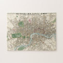 Buscar mapa de londres puzzles Vintage