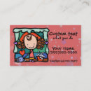Buscar ama casa de tarjetas de visita Burbujas